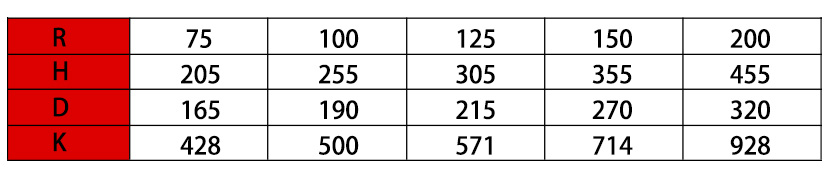 35系列強力型拖鏈參數(shù)表2